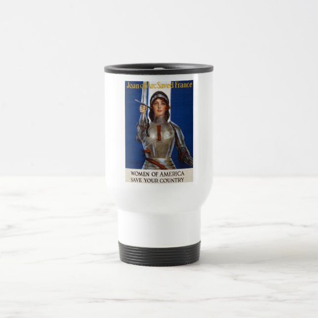 Taza De Viaje Juana de Arco: La doncella de Orleans, heroína Kni (Centro)