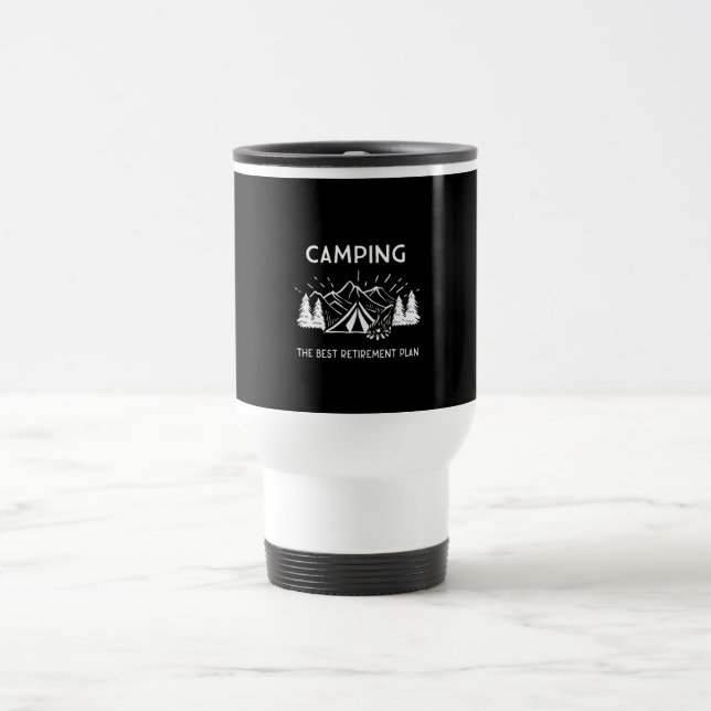 Taza De Viaje Jubilación de camping (Centro)