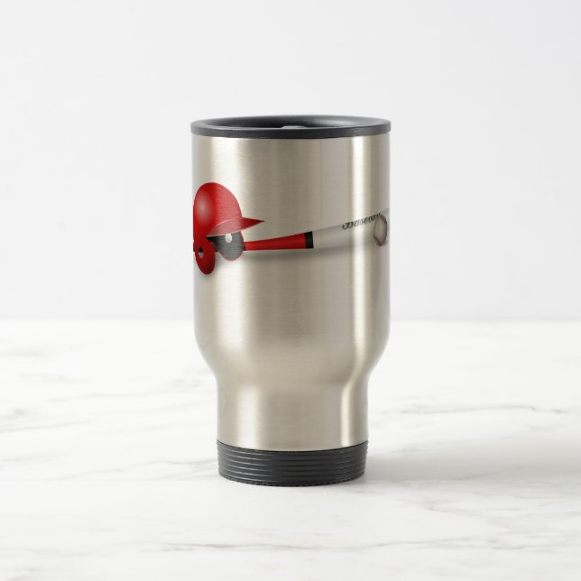 Taza De Viaje Juego de jonrón Equipo de entrenador Deportes Pelo (Centro)