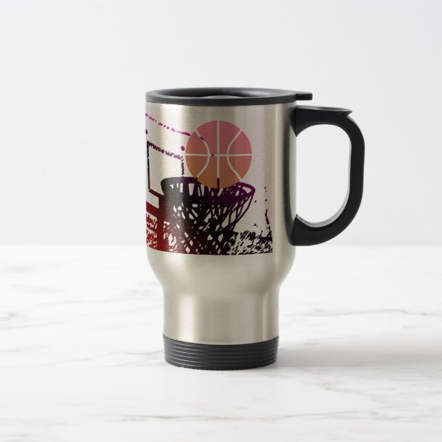Taza De Viaje Juego del coche de la red del baloncesto de la (Derecha)