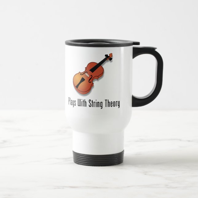 Taza De Viaje Juegos con teoría de la secuencia - violín (Derecha)