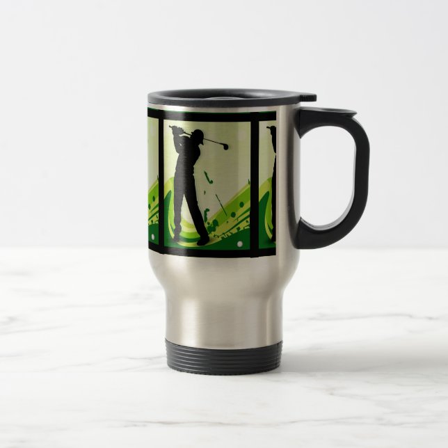 Taza De Viaje Jugador de golf artsy (Derecha)