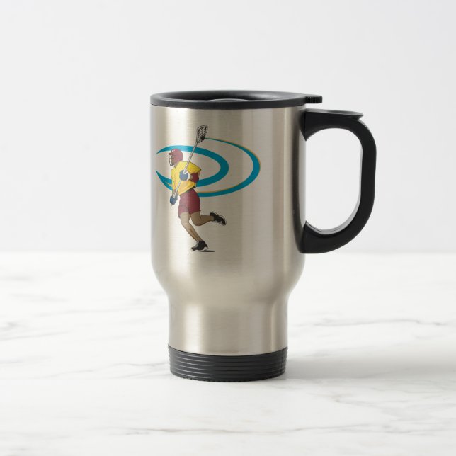 Taza De Viaje Jugador de LAX (Derecha)