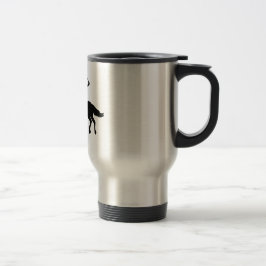 Taza De Viaje Jugador de polo y caballo