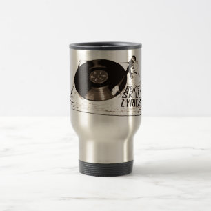 TAZA DE VIAJE JUGADOR DE REGISTRO DE LÍRICAS DE BALA CALIDAD