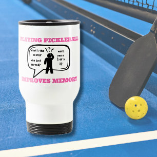 Taza De Viaje Jugar al baloncesto mejora la memoria divertida
