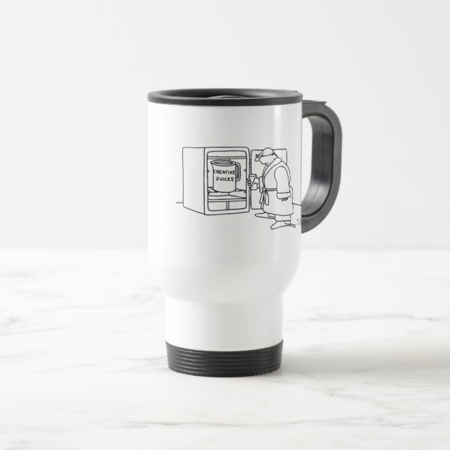 Taza De Viaje Jugos creativos para viajar a mano izquierda (Anverso derecho)