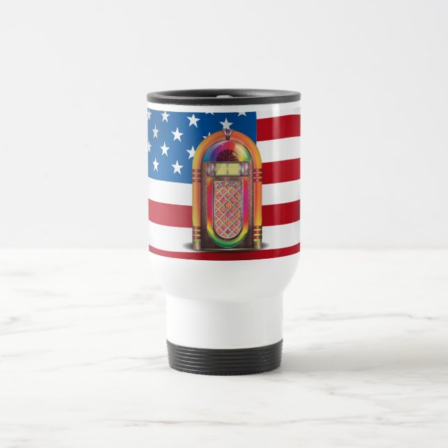 Taza De Viaje JukeBox Estados Unidos (Centro)