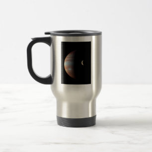 Taza De Viaje Júpiter 5º Planeta con Cassini Sistema Solar
