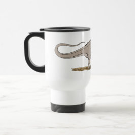 Taza De Viaje Jurásico Dinosaurio Apatosauro