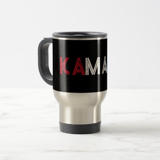 TAZA DE VIAJE KAMALA HARRIS 2024 (Anverso izquierdo)