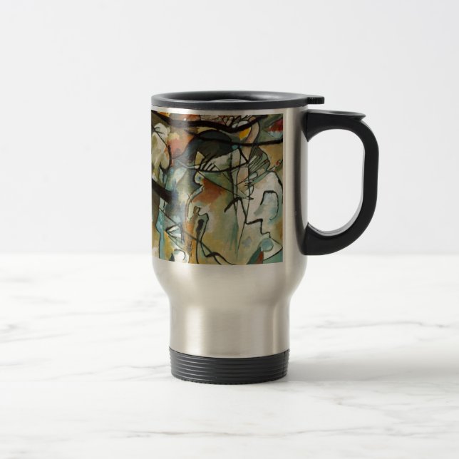 Taza De Viaje Kandinsky Composition V Pintura abstracta (Derecha)