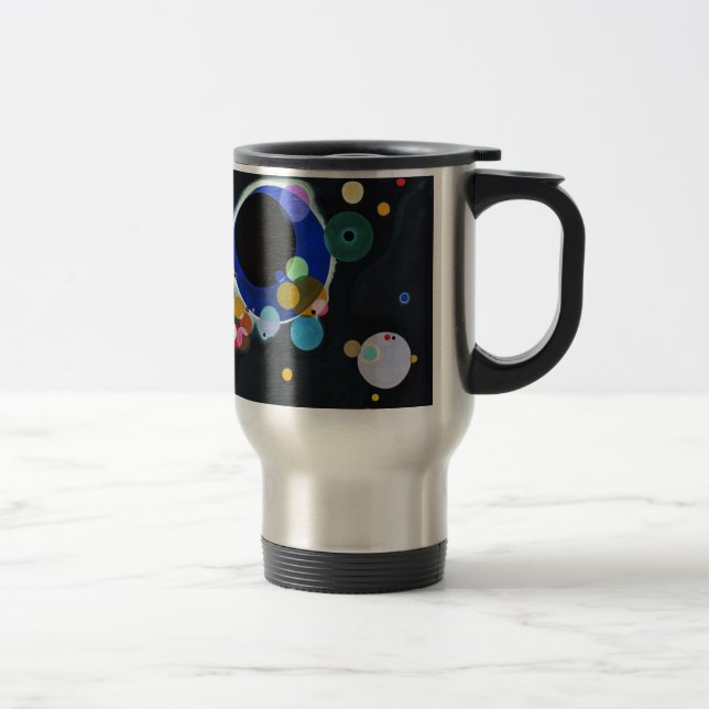 Taza De Viaje Kandinsky Varios Círculos Artísticos (Derecha)