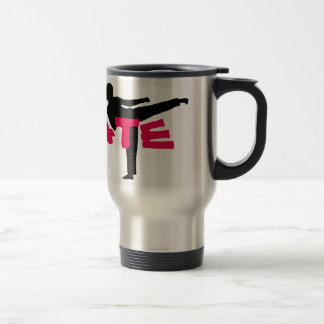 Taza de viaje Karate Girl