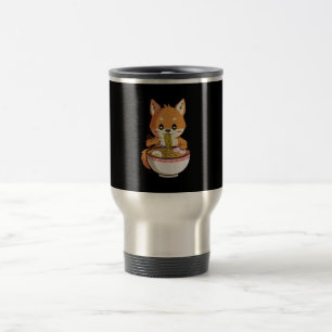 Taza De Viaje Kawaii ramen shiba inu regalo de amante de los f