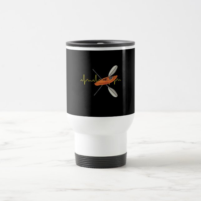 Taza De Viaje Kayak Canoeing (Centro)