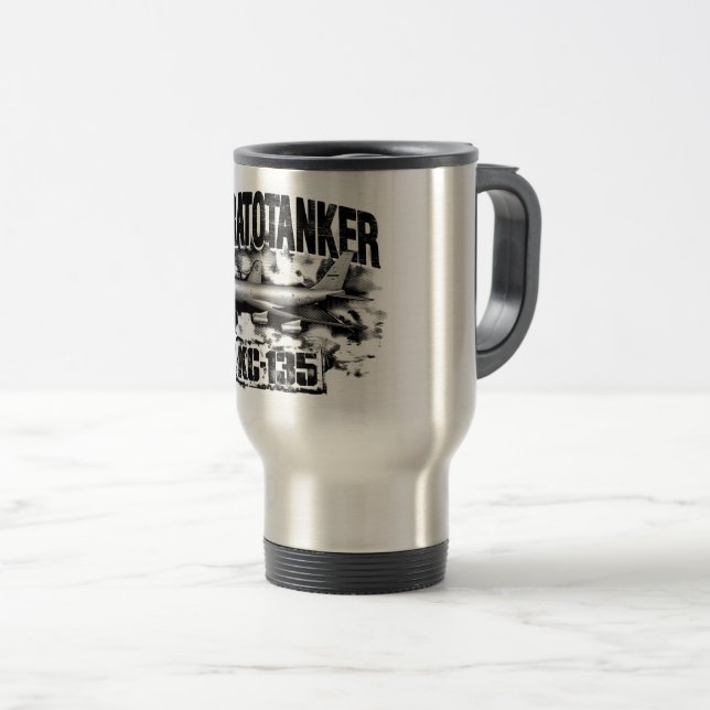 Taza De Viaje KC-135 Stratotanker Travel/Commuter Mug (Anverso derecho)
