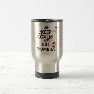 Taza De Viaje Keep Calm and Kill Zombies