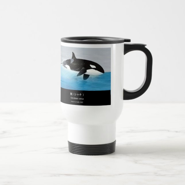 Taza De Viaje Killerwhale , Orcinus orca (Derecha)