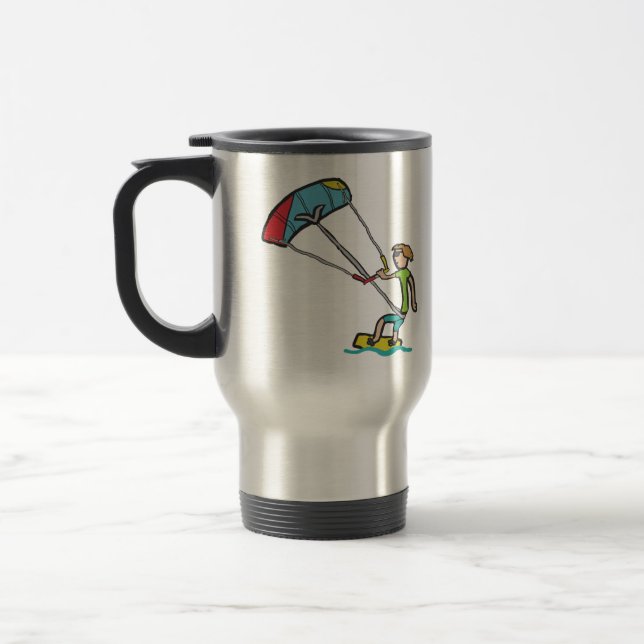 Taza De Viaje Kiteboarding (Izquierda)