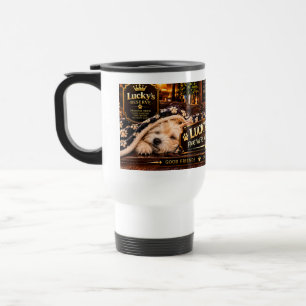 Taza De Viaje Klaus y Lucky Mejores Amigos Socios en Decisión de