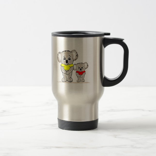 Taza De Viaje Koalas brillantes (Derecha)