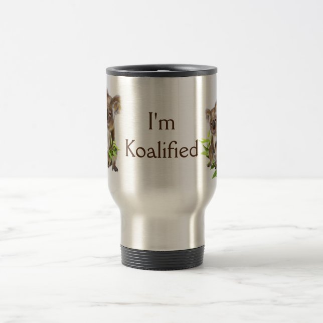 Taza De Viaje Koalified Cote Fun Koala Bear Australiano (Centro)