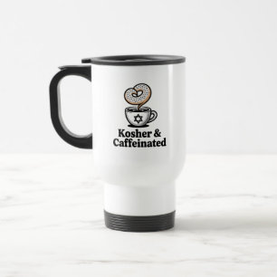 Taza De Viaje Kosher y Café Judío Cafeado Hanukkah