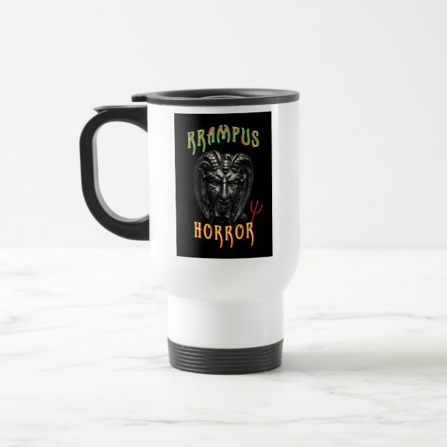 Taza De Viaje Krampus Horror (Izquierda)