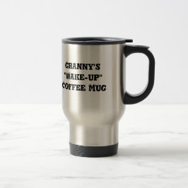 Taza De Viaje La abuela "despierta" café