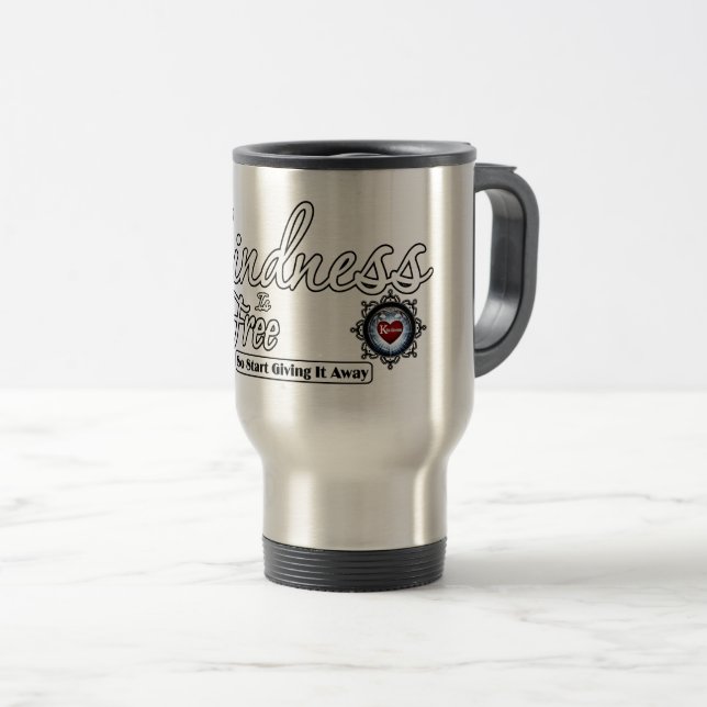 Taza De Viaje La amabilidad es gratis (Anverso derecho)