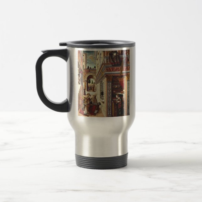 Taza De Viaje La Anunciación, con San Emidio (Izquierda)