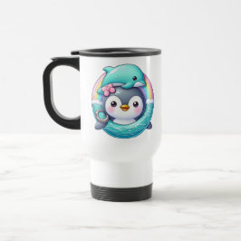 Taza De Viaje La aventura oceánica de Penguin