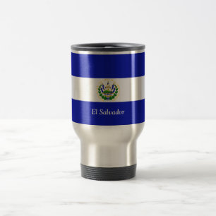 Taza De Viaje La bandera de El Salvador.