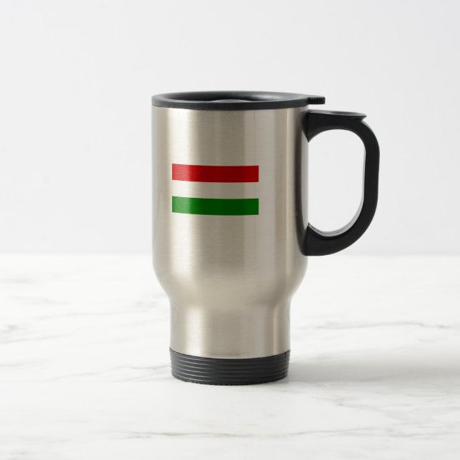 Taza De Viaje La bandera de Hungría (Derecha)