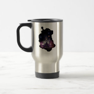Taza De Viaje La Belleza Del Retrato De Arte Fractal De Trilia