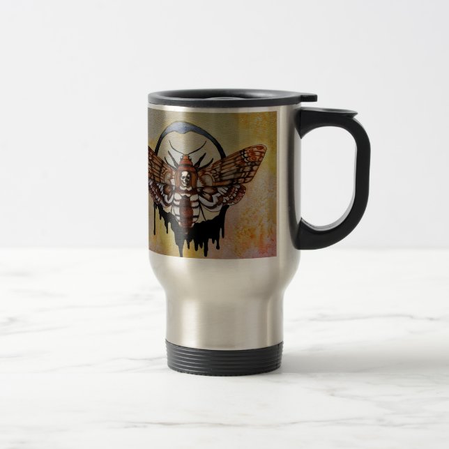 Taza De Viaje La cabeza de la muerte, Hawk Moth (Derecha)
