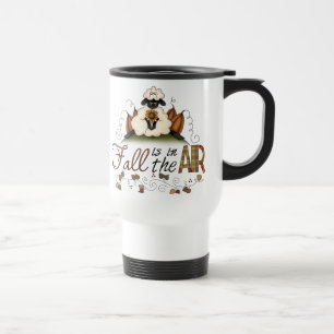 Taza De Viaje "La caída está en el aire" Bloqueo de viajes de ov