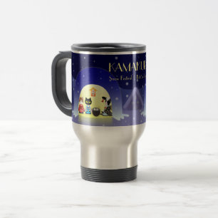 Taza De Viaje La celebración de nieve de Edo-Neko
