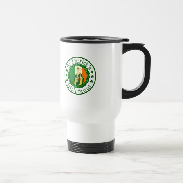 Taza De Viaje La cerveza de malta irlandesa de St Patrick (Derecha)