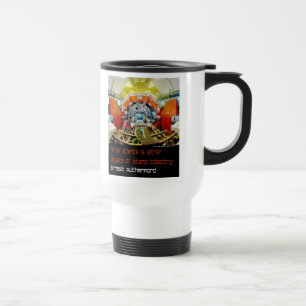Taza De Viaje La ciencia es física o recolección de sellos