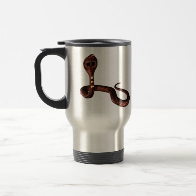 Taza De Viaje La Cobra, la mortífera serpiente (Izquierda)