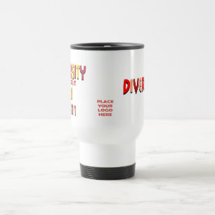 Taza De Viaje La diversidad abraza la diversidad de la banda bla