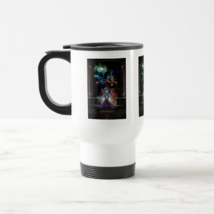 Taza De Viaje La Elegancia De Trilia Fractal Portrait NSE
