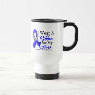 Taza De Viaje La enfermedad de Huntington llevo una cinta para