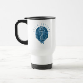 Taza De Viaje La fe náutica ancla el alma