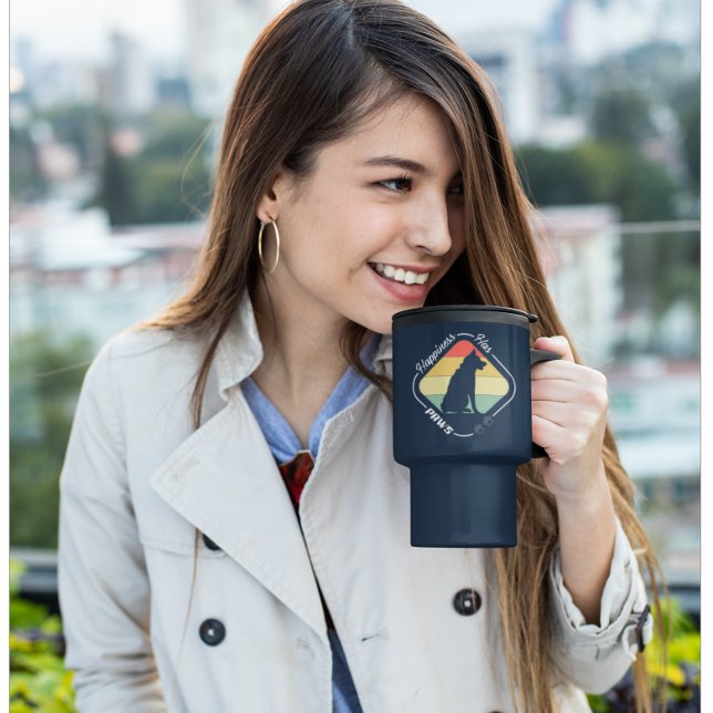 Taza De Viaje La felicidad tiene diseño de garras (Subido por el creador)