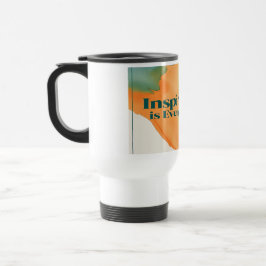 Taza de viaje La inspiración está en todas partes