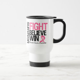 Taza De Viaje La lucha del superviviente del cáncer de pecho