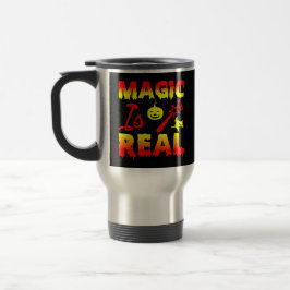 Taza De Viaje La magia es la verdadera varita de halloween